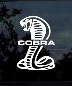 Ford Cobra Snake Vinyl Window Decal Sticker