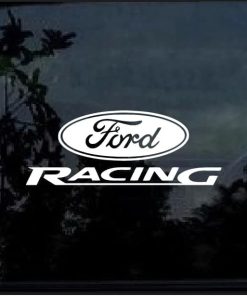 Ford Racing Vinyl Window Decal Sticker