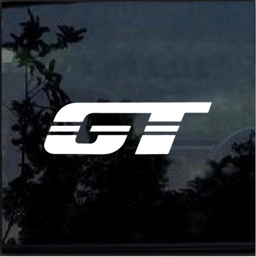 GT For Mustang Vinyl Window Decal Sticker