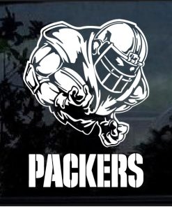 Green Bay Packers Football player Window Decal Sticker