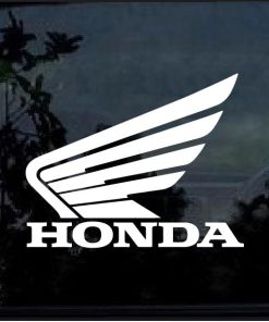 Honda Winged Logo Vinyl Window Decal Sticker