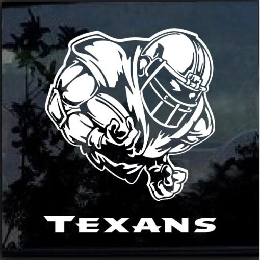 Houston Texans Football player Window Decal Sticker MADE IN USA