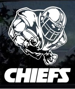 Kansas City Chiefs Football Player Window Decal Sticker