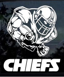 Kansas City Chiefs Football Player Window Decal Sticker