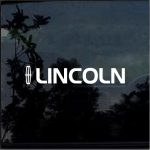 Lincoln with emblem Window Decal Sticker