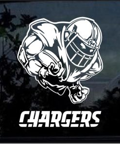 Los Angeles Chargers Football player Window Decal Sticker