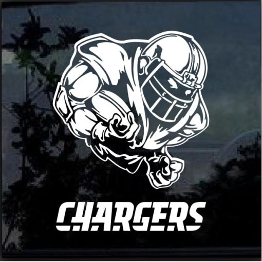 Los Angeles Chargers Football player Window Decal Sticker