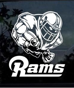 Los Angeles Rams Football player Window Decal Sticker
