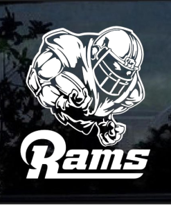 Los Angeles Rams Football player Window Decal Sticker