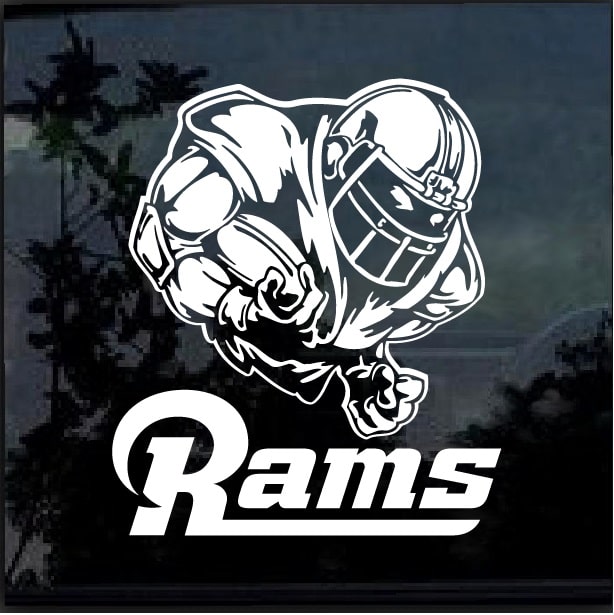 Decal 6x6 NFL LA Rams Home State SB LVI Champs - The Locker Room of Downey