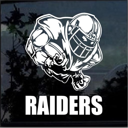 Oakland Raiders Football player Window Decal Sticker