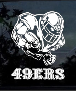 San Francisco 49ers Football player Window Decal Sticker