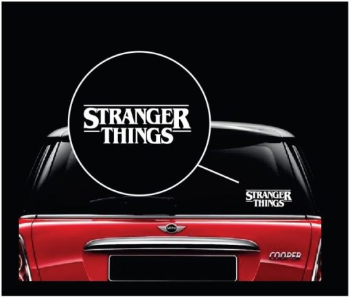 Stranger Things Window Decal Sticker