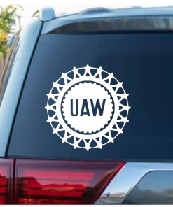 United Auto Workers UAW Logo Window Decal Sticker