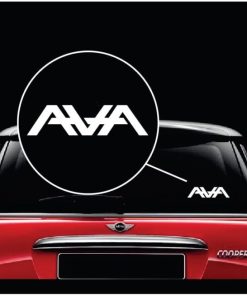AWA Angels and Airways Vinyl Window Decal Sticker