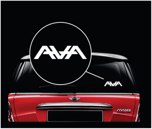 AWA Angels and Airways Vinyl Window Decal Sticker