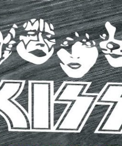 kiss band decal sticker
