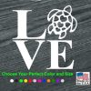love turtles decal sticker