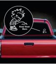 Calvin Pee On Your Custom Text Decal Stickers – Custom Sticker Shop