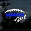 Dallas Cowboys Girl Decal Sticker
