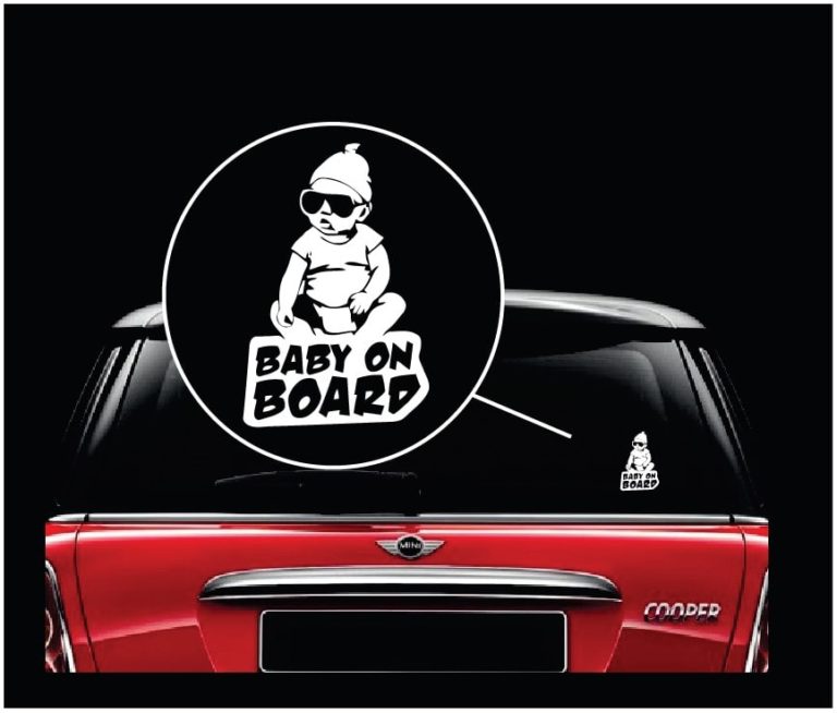 Hangover Carlos Baby on Board Decal sticker a2