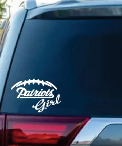 New England Patriots girl Window Decal Sticker