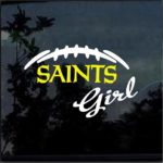 New Orleans Saints girl Window Decal Sticker