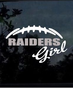 Raiders Girl Decal Sticker