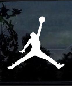 Air Jordan jumpman basketball car window sticker