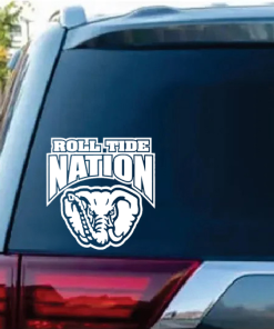 Alabama Roll Tide Nation Window Decal Sticker