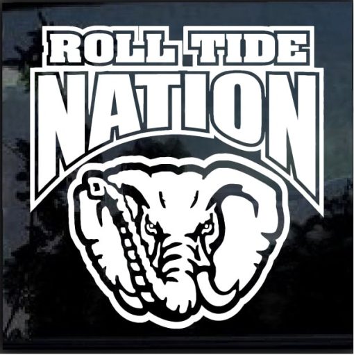 Alabama Roll Tide Nation Decal Sticker
