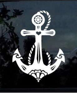 Anchor Boat Decal Sticker a2