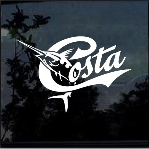 Costa Window Decal sticker