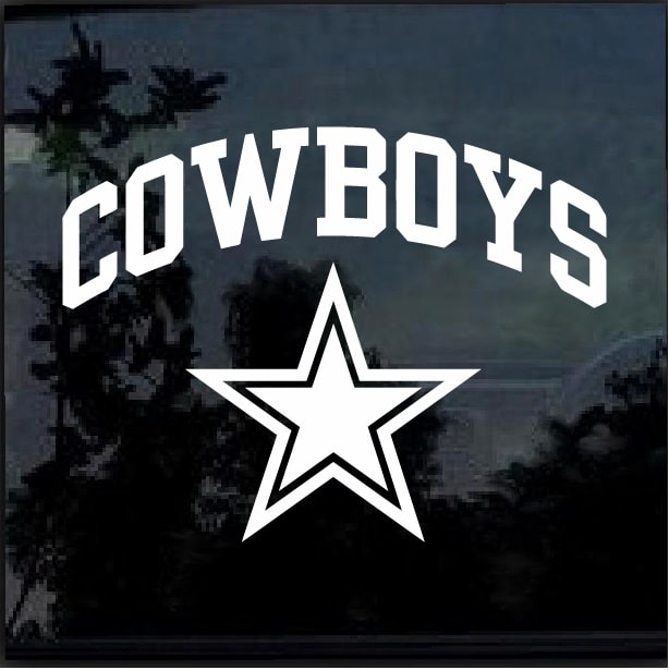 Car Window Vinyl Decal Sticker Dallas COWBOY 2 Styles Dallas Cowboys 