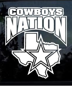 Dallas Cowboys Nation Decal Sticker