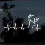 Deer heartbeat buck Hunting Window Decal Sticker