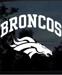 Denver Broncos Window Decal Sticker