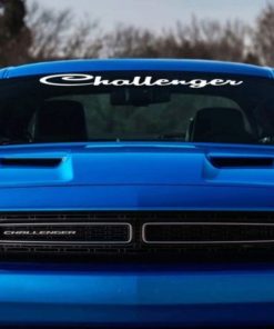 Dodge Challenger Script Windshield Decal sticker