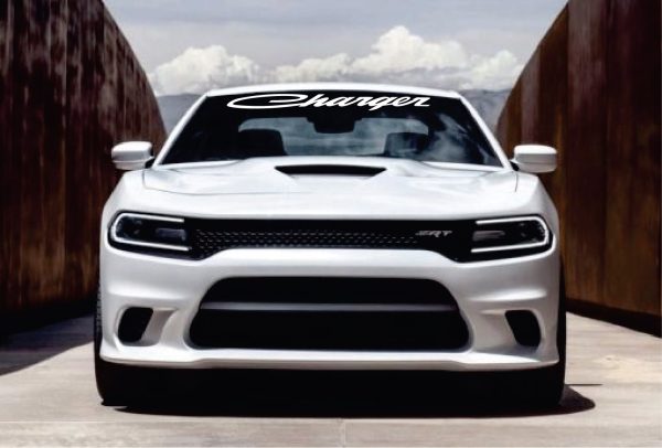 Dodge Charger Script Windshield Decal-Sticker