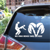 Dodge Ram No Free Rides Gas Or Ass Window Decal Sticker - Dodge Decal Sticker