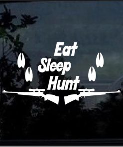 Eat Sleep Hunt Hooves Decal Sticker