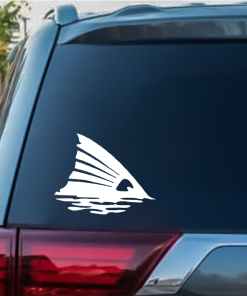 Fins up Redfish Decal Sticker