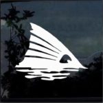 Fins up Redfish Fishing Decal Stickers