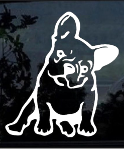 French Bulldog a3 Window Decal Sticker