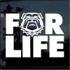 UGA Georgia Bulldogs for life decal sticker