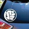 Hulk Fist Decal Sticker