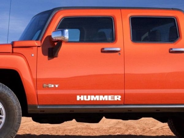 Hummer h2 h3 Side Skirt Decal sticker set of 2
