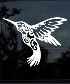 Bird - Hummingbird a4 window decal Sticker