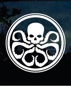 Hydra Marvel Agents Shield window Decal Sticker