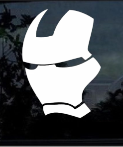 Iron Man Mask window decal Sticker